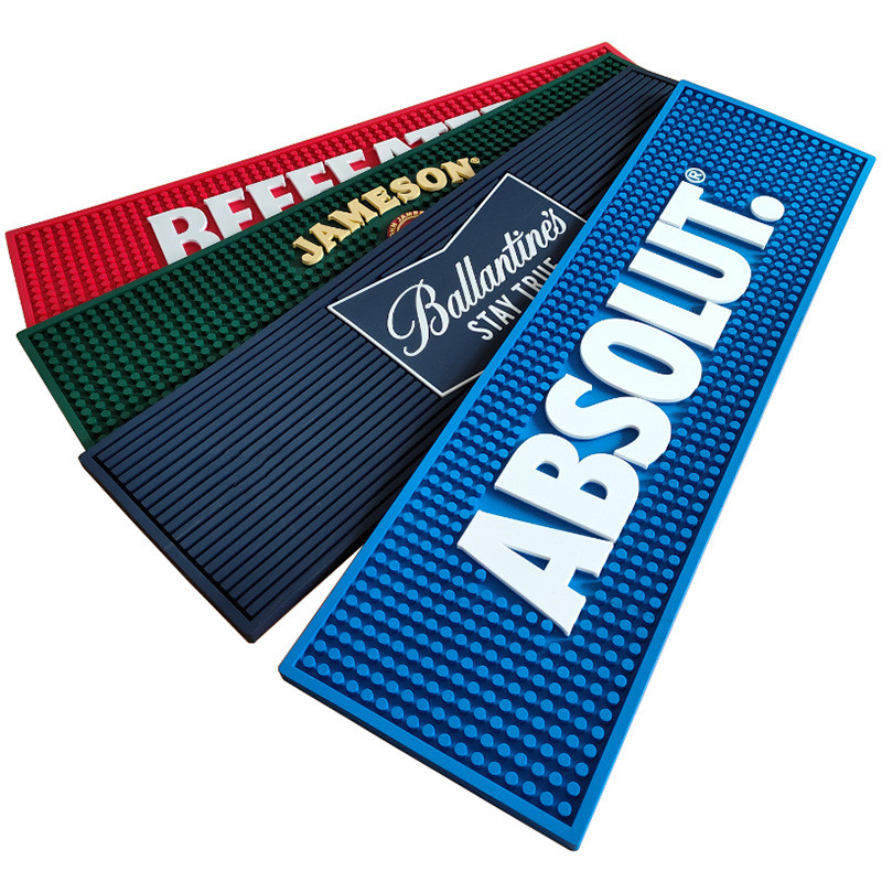 Bar mats with custom logo